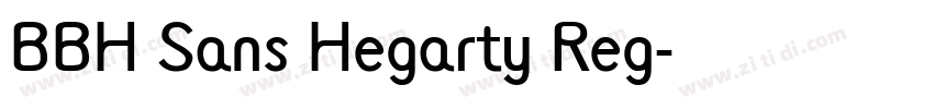 BBH Sans Hegarty Reg字体转换